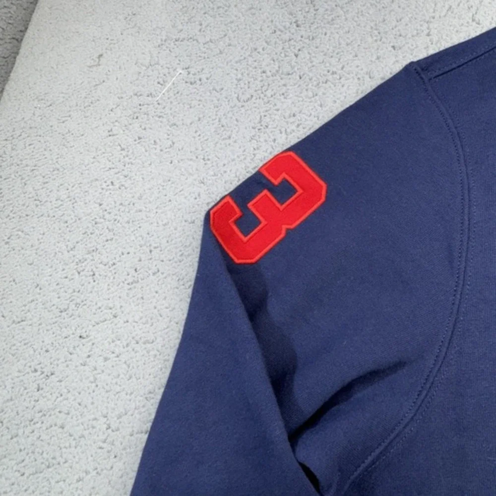 Polo Ralph Lauren Hoodie Mens‎ Big 2X Blue Triple Pony Graphic Trifecta Pockets